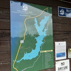 Devil's Lake State Recreation Campground - Devils Lake access from the campground