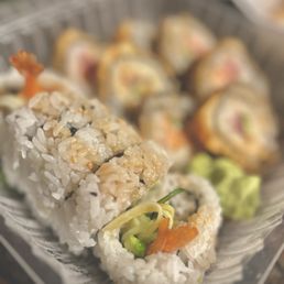 Shrimp Tempura Roll close up