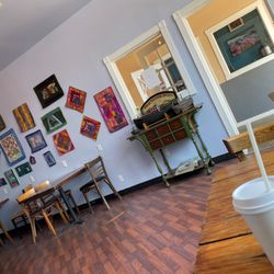Bay View Coffee Company - A nice place to consume a Zebra- white and regular chocolate mocha!