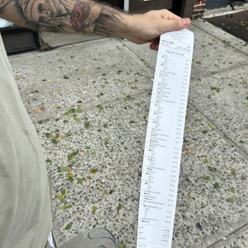 Tokyo Ya - Receipt - Sushi Bars Near Me - Astoria, New York Tokyo Ya - Receipt - Sushi Bars Near Me - Astoria, New York