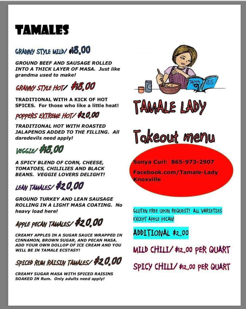 TAMALE LADY KNOXVILLE Updated October 2024 Knoxville, Tennessee