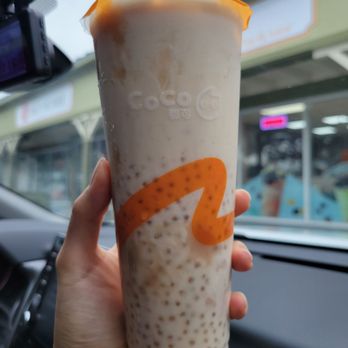 CoCo Fresh Tea & Juice - Fresh taro jasmine milk tea with sago - Bubble Tea Near Me - Davie, Florida