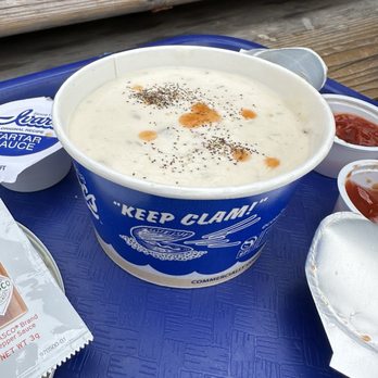 Ivar's Fish Bar - New England clam chowder - Seafood Near Me - Seattle, Washington Ivar's Fish Bar - New England clam chowder - Seafood Near Me - Seattle, Washington