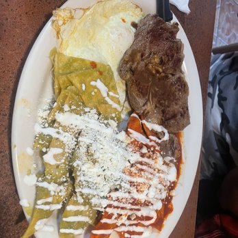 Ely's Restaurant - Steak Chilaquiles red and green - Breakfast & Brunch Near Me - Las Vegas, Nevada Ely's Restaurant - Steak Chilaquiles red and green - Breakfast & Brunch Near Me - Las Vegas, Nevada