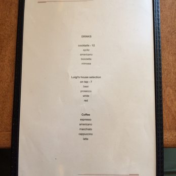 Ask For Luigi - Brunch menu - Italian Near Me - Vancouver, British Columbia