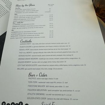 Monte's - Menu - New American Near Me - Montecito, California Monte's - Menu - New American Near Me - Montecito, California