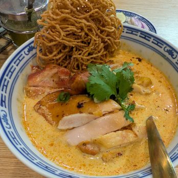Charm Siam Restaurant - Khao Soi, great flavors and the chicken was cooked perfectly. - Noodles Near Me - Long Beach, California