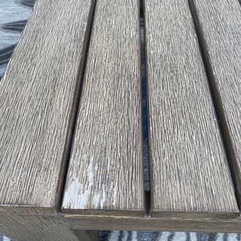 Living Spaces - Coffee table peeling - Furniture Stores Near Me - Irvine, California Living Spaces - Coffee table peeling - Furniture Stores Near Me - Irvine, California