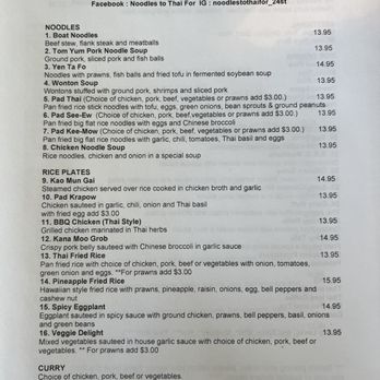 Noodles To Thai For - Menu - Thai Near Me - Sacramento, California Noodles To Thai For - Menu - Thai Near Me - Sacramento, California