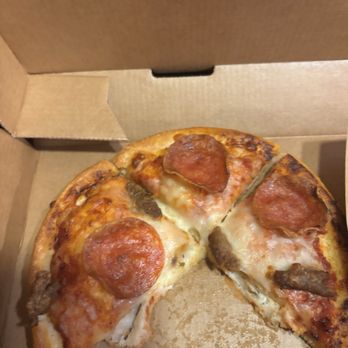 Pizza Hut - Dry pizza, barely any cheese where the pepperoni is it's just stuck to the pizza sauce I guess - Pizza Near Me - Pineville, Louisiana