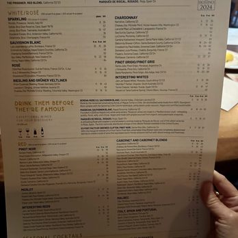 Seasons 52 - Menu 6/2025 - New American Near Me - San Antonio, Texas