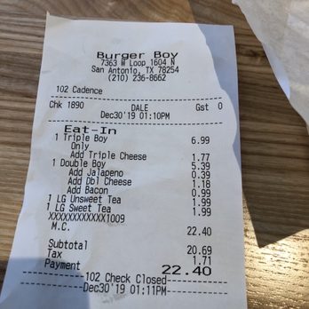 Burger Boy - Wow! - Burgers Near Me - San Antonio, Texas