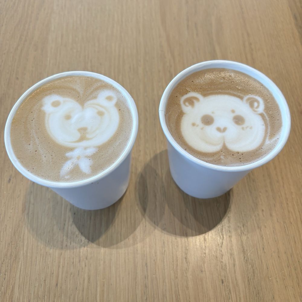 Apple Park Visitor Center - Lattes from the coffee shop - Computers Near Me - Cupertino, California Apple Park Visitor Center - Lattes from the coffee shop - Computers Near Me - Cupertino, California