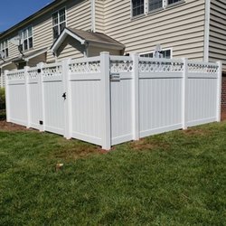 Big Jerry's Fencing - White Vinyl Fence