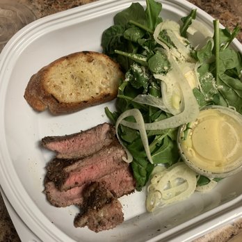 Tender Greens - The four pieces of "steak" + the bread was rock hard. - Salad Near Me - Berkeley, California Tender Greens - The four pieces of "steak" + the bread was rock hard. - Salad Near Me - Berkeley, California