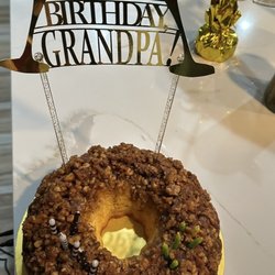 She even asked who this cake was for, and surprised us with the sign for grandpa. Super thoughtful.