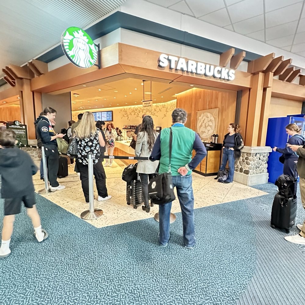 Starbucks - so happy to see this by gate c at 7:00 am on monday - Coffee & Tea Near Me - Richmond, British Columbia Starbucks - so happy to see this by gate c at 7:00 am on monday - Coffee & Tea Near Me - Richmond, British Columbia