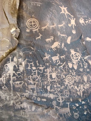 Newspaper Rock State Historical Monument by null