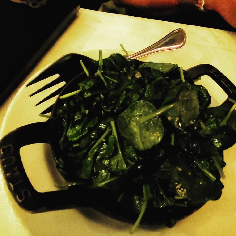 801 Chophouse - Side: sautéed spinach - Steakhouses Near Me - Clayton, Missouri