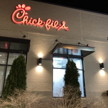 Chick-fil-A - sign located near drive through - Fast Food Near Me - West Memphis, Arkansas