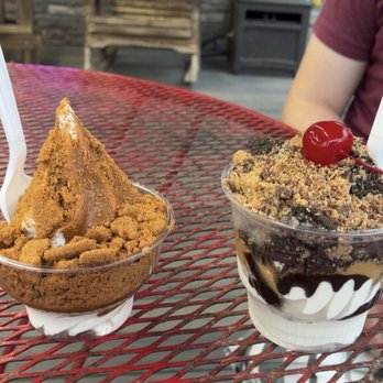Uncle G's Ice Cream - Decadent sundaes- Biscoff and the Pendleton - Ice Cream & Frozen Yogurt Near Me - Pendleton, New York