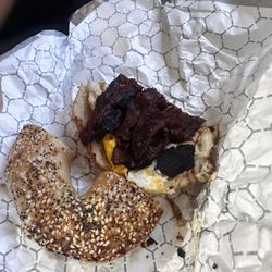 Empire Bagel Factory - $10 for Bacon, Egg, Cheese Sandwich is outrageous. So disappointing to discover that the bacon was burnt to a crisp and inedible.