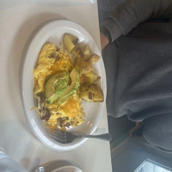 Village Cafe - ABC omelette and potatoes - American Near Me - Long Beach, California Village Cafe - ABC omelette and potatoes - American Near Me - Long Beach, California