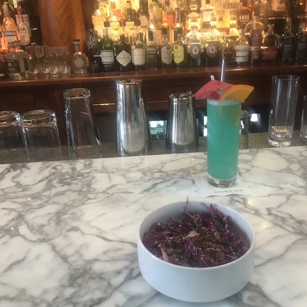 Service Bar - Tourist Trap And Red Cabbage Caesar - New American Near Me - Columbus, Ohio