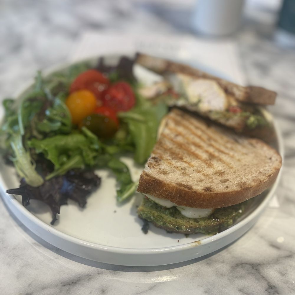 The Scene - Pesto Chicken Panini - Coffee & Tea Near Me - Albany, New York The Scene - Pesto Chicken Panini - Coffee & Tea Near Me - Albany, New York