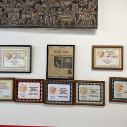 Dimples Donuts - Lots of awards!