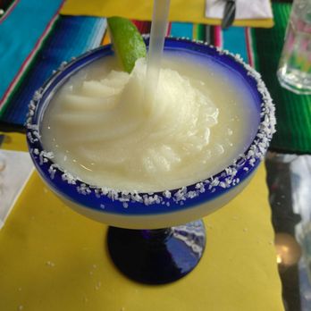 Viva Margarita - Frozen margarita, I personally enjoyed this version more than on the rocks.   They are strong :) - Mexican Near Me - Cliffside Park, New Jersey