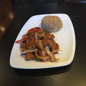 Green Basil - General Tso's Chicken with Fried rice $6.95 +$1.00 for fried rice!!! Can't beat it - Vietnamese Near Me - Suwanee, Georgia
