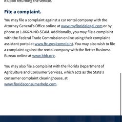 RROA Car Rental - Make sure to file a complaint at these 3 places for these scammers