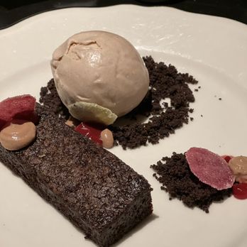 Heritage Tavern - Dark Chocolate Beet Cake and Ice Cream - New American Near Me - Madison, Wisconsin
