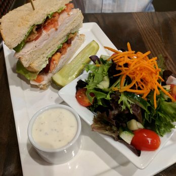 Crimson Tavern - Turkey Club w)salad - Gastropubs Near Me - Orlando, Florida Crimson Tavern - Turkey Club w)salad - Gastropubs Near Me - Orlando, Florida