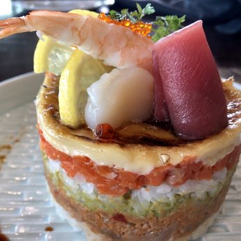 Miku - Aburi Chirashi tart - Japanese Near Me - Vancouver, British Columbia