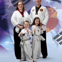 Family Kicking together