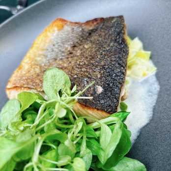 Quality Bistro - Salmon is bland. The champagne foam is not good - French Near Me - New York, New York Quality Bistro - Salmon is bland. The champagne foam is not good - French Near Me - New York, New York