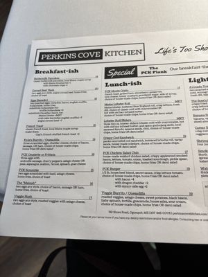 Menu photo 2 Perkins Cove Kitchen Ogunquit, ME