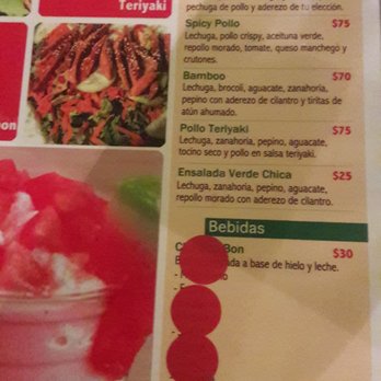 Bamboo - Menu - Sushi Bars Near Me - Puerto Peñasco, SON Bamboo - Menu - Sushi Bars Near Me - Puerto Peñasco, SON
