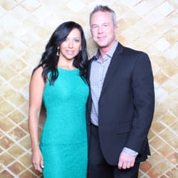 Impressions Photo Booth - Golden tiles backdrop