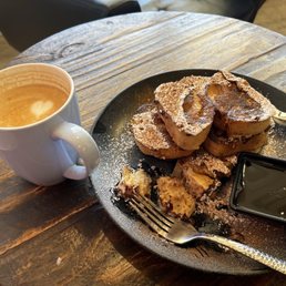 Classic French Toast & Hot Latte