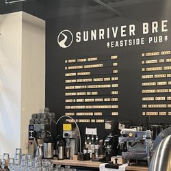 Beer menu.