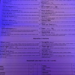 Kenji sushi - Ordering menu