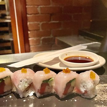 Woodmont Grill - Hiramasa roll GF - New American Near Me - Bethesda, Maryland Woodmont Grill - Hiramasa roll GF - New American Near Me - Bethesda, Maryland