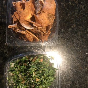 Little Lebanon To Go - Pita chips and tabbouleh - Lebanese Near Me - Dover, New Hampshire Little Lebanon To Go - Pita chips and tabbouleh - Lebanese Near Me - Dover, New Hampshire