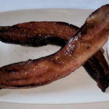 Rails Steakhouse - Double Smoked Thick Cut Bacon with Peanut Butter and Jalapeño Jelly Jam (Delicious) - Steakhouses Near Me - Towaco, New Jersey