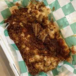 It is supposed to be $14.00 pulled pork mac n cheese.