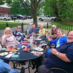Fun with friends enjoying the patio area!