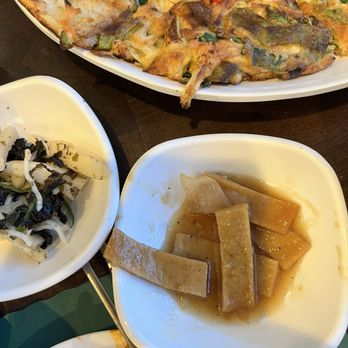 Jook Hyang - Seafood Pancake () - Korean Near Me - Los Angeles, California Jook Hyang - Seafood Pancake () - Korean Near Me - Los Angeles, California